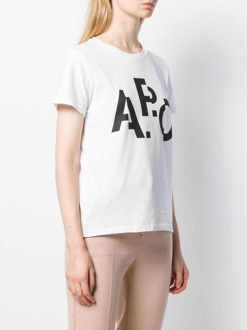 logo print T-shirt 3