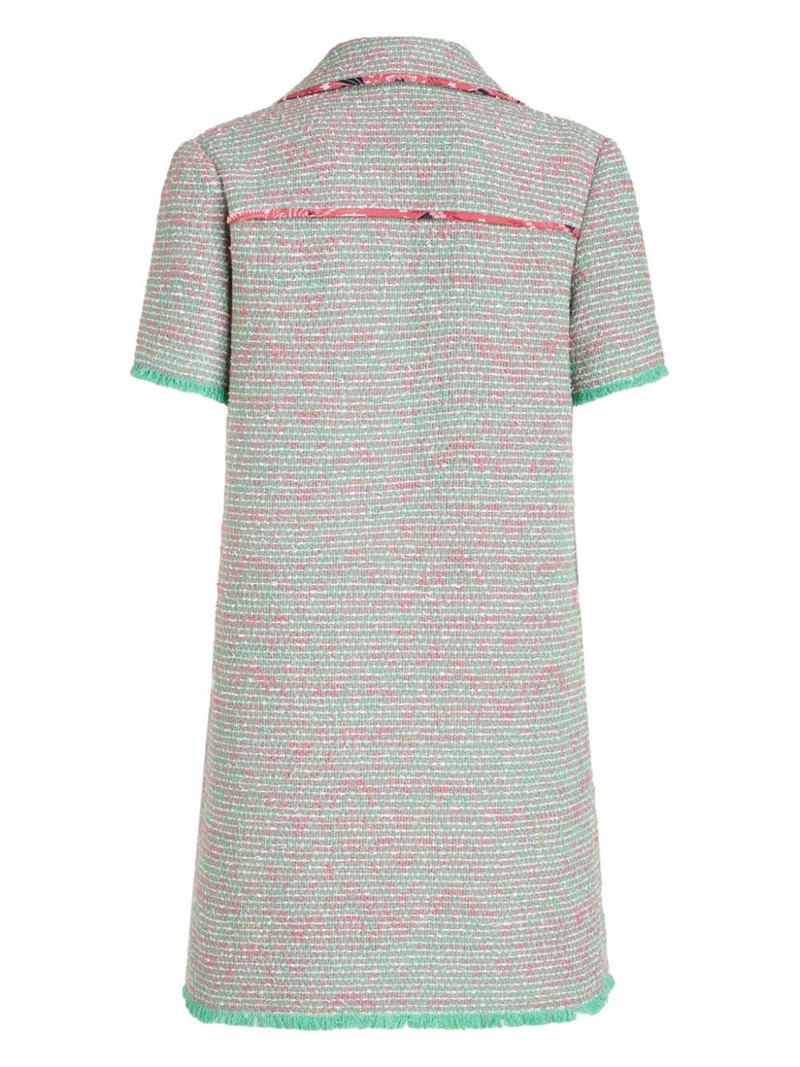 Etro tweed polo minidress outlook