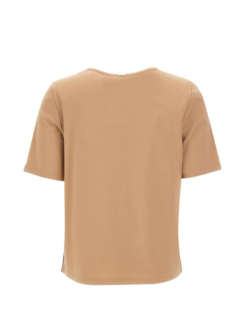 Herno button side slit T-shirt outlook