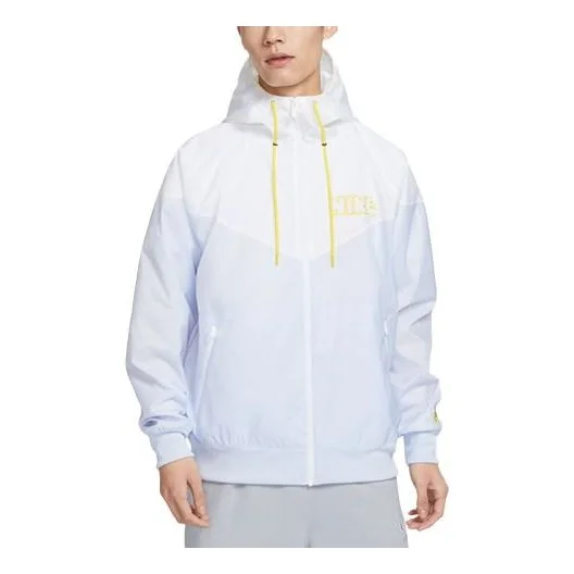 Nike Windrunner Woven Lined Jacket 'White Grey' DX0695-085 - 1