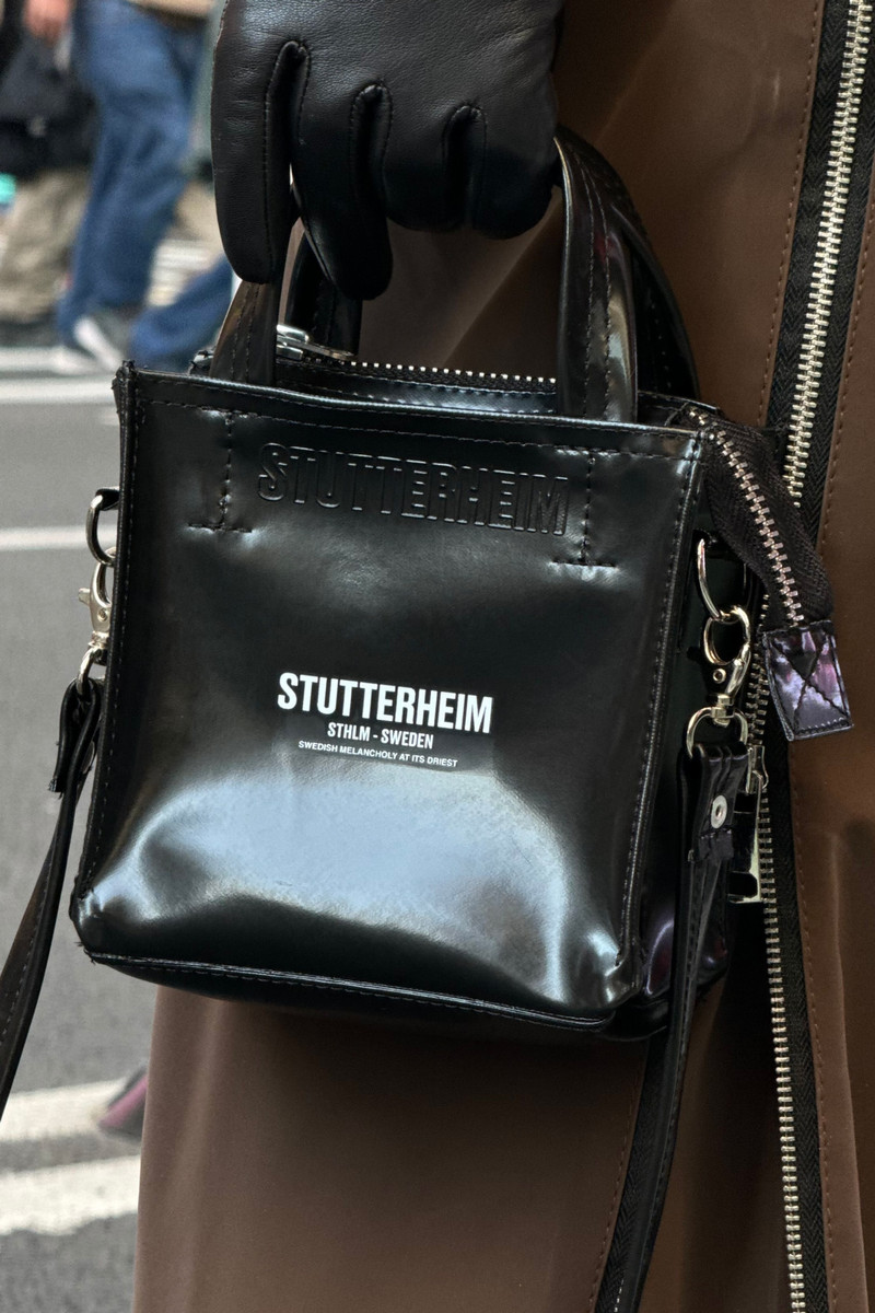 Stutterheim Biblio Opal Mini Bag Opal Black outlook