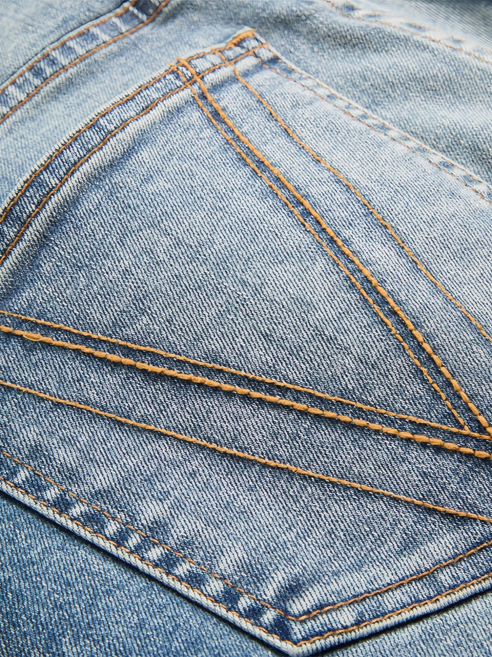 Baverly contrast-stitching jeans - 5