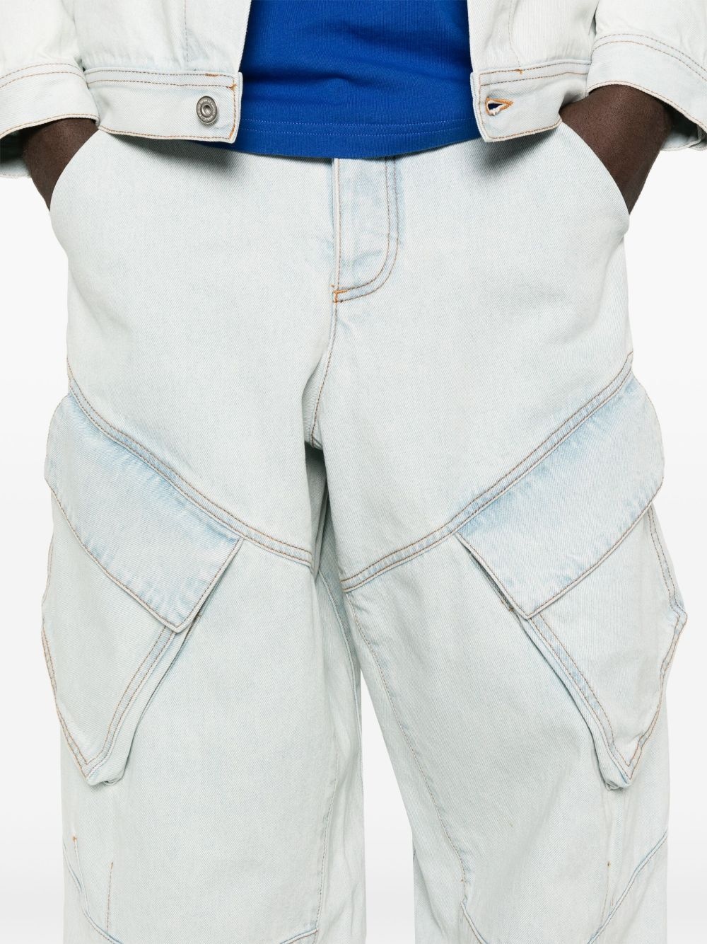 wide cargo jeans - 5