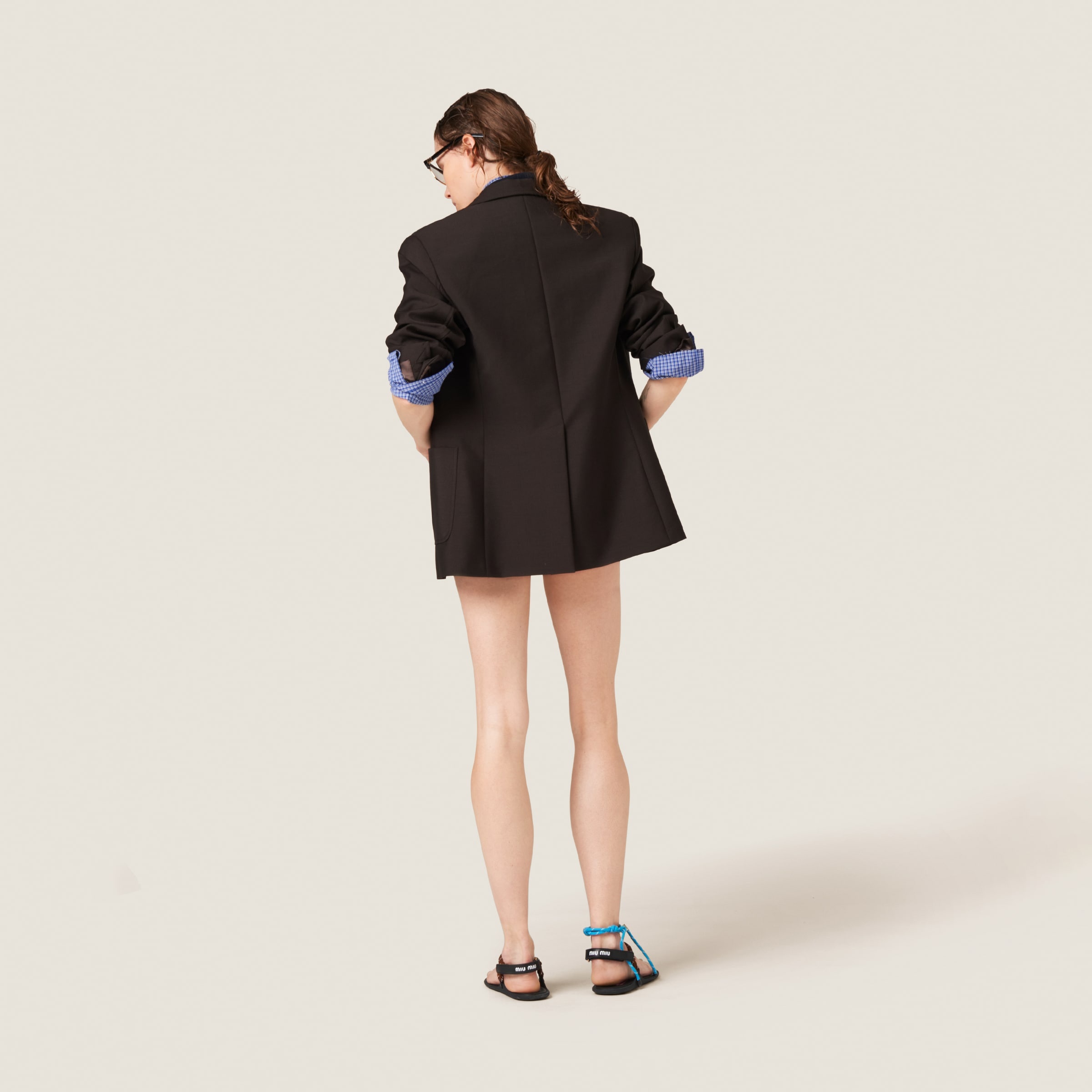 Single-breasted mohair jacket - 3