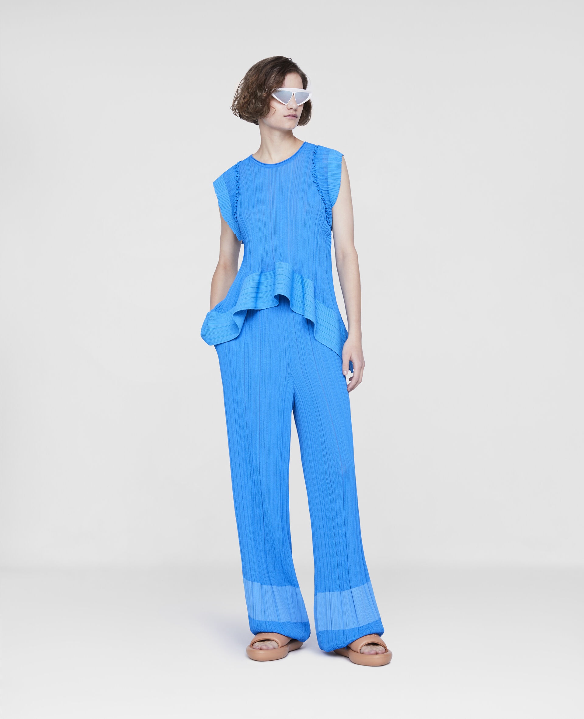 Plisse Harem Pants - 2