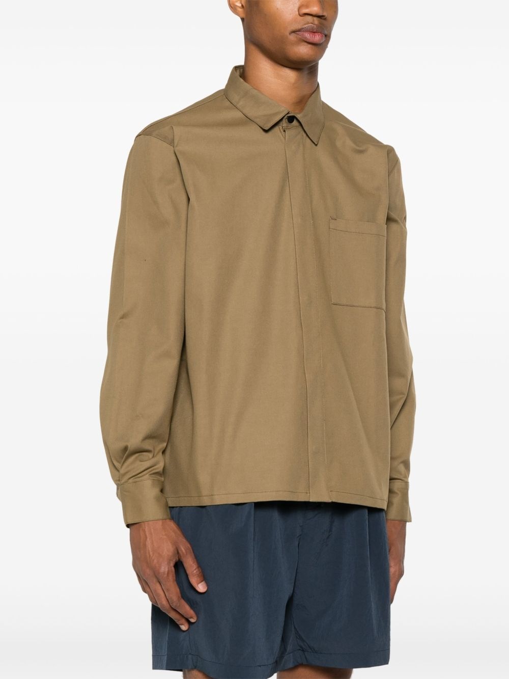 long-sleeves cotton shirt - 3