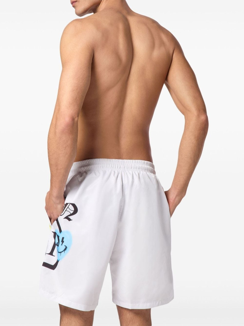 logo-print swim shorts 4