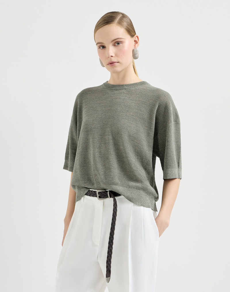 Sparkling linen sweater 2