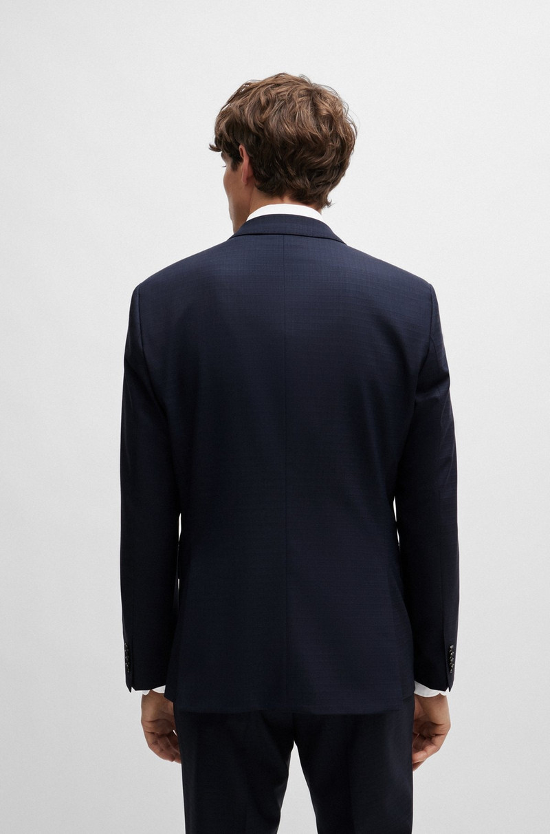 BOSS SLIM-FIT SUIT IN PATTERNED STRETCH WOOL outlook