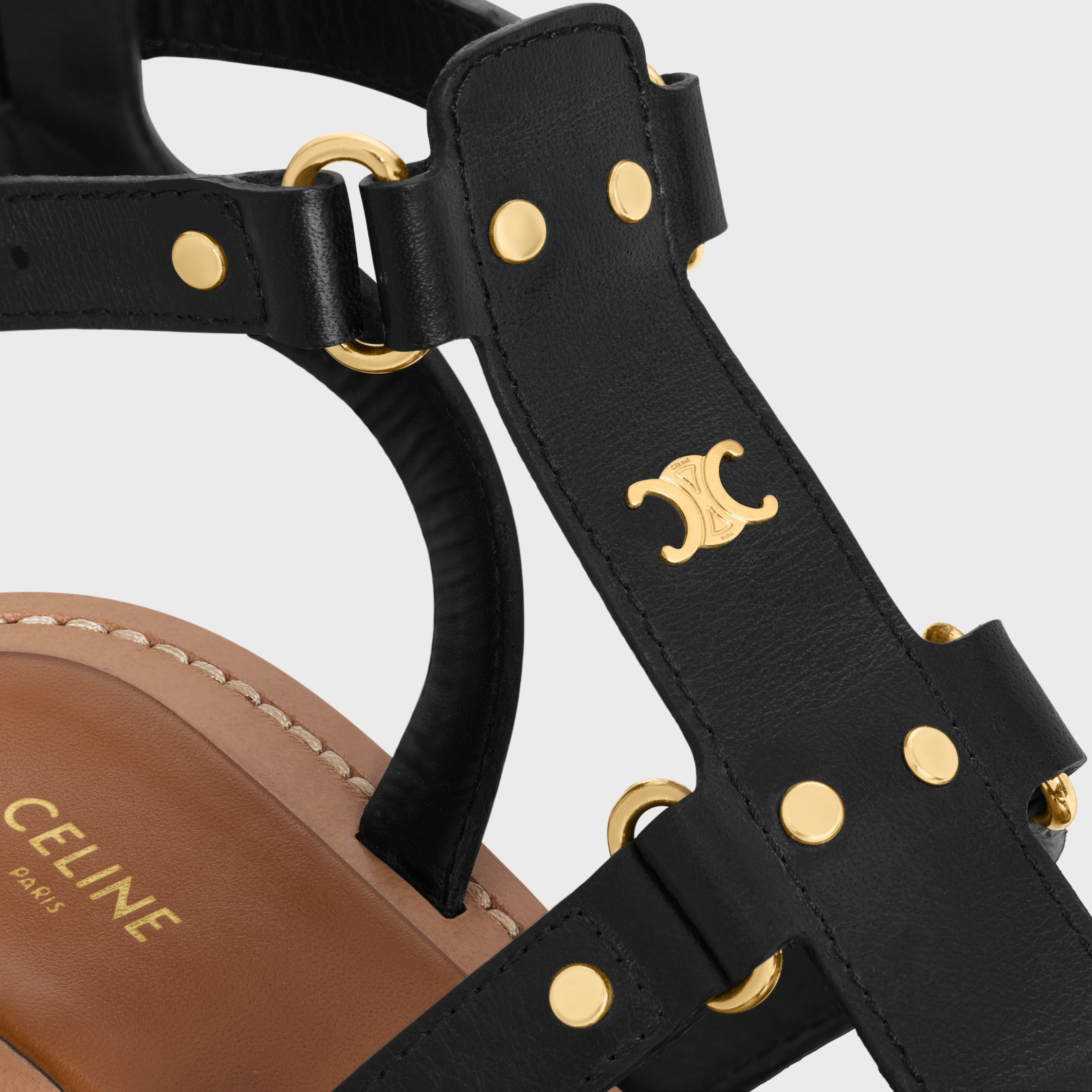 CELINE LYMPIA GLADIATOR SANDAL IN CALFSKIN - 5