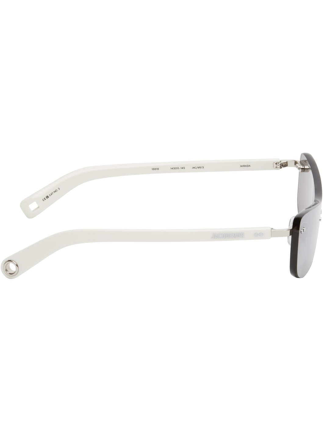 White 'The Mirada' Sunglasses - 2