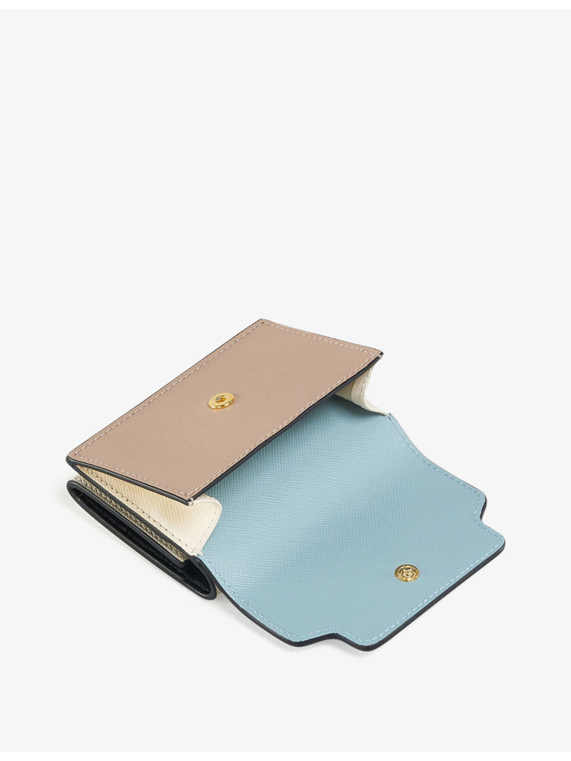 Marni Logo-print zip-up leather wallet outlook