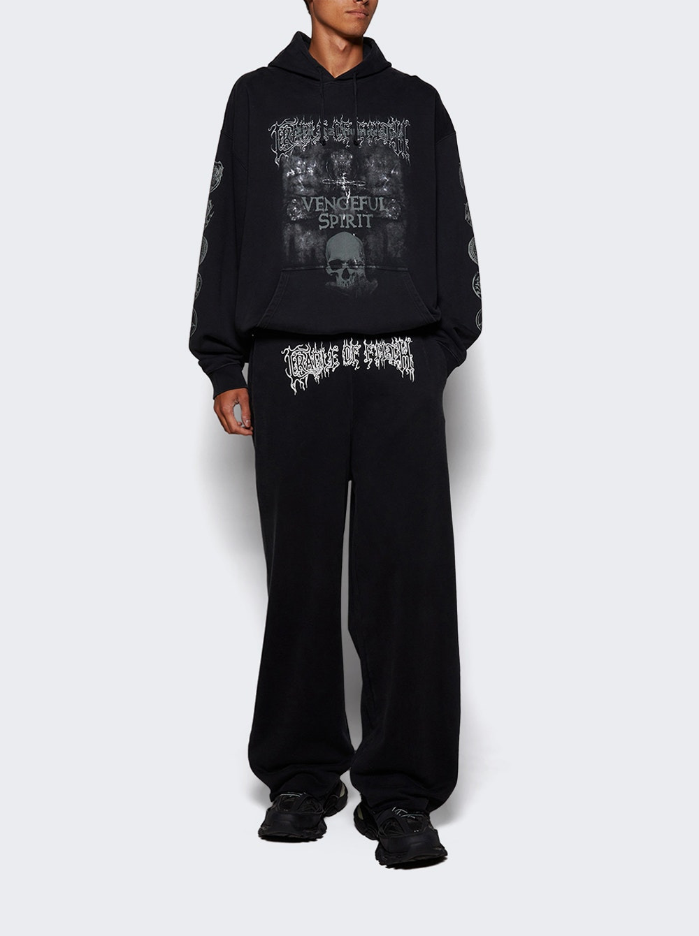 Logo Baggy Sweatpatns Washed Black - 5