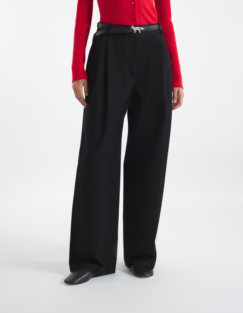 DOUBLE PLEATED PANTS - 3
