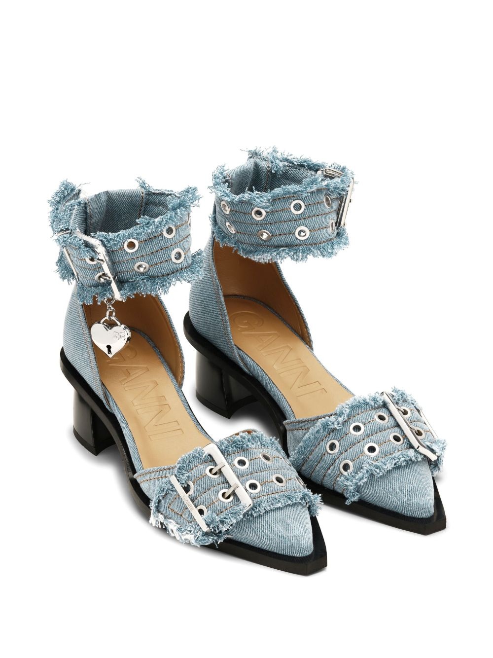 50mm Denim Feminine pumps - 2