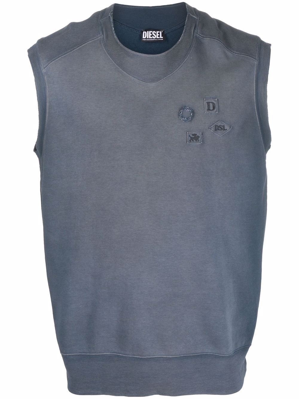 logo-patch tank top - 1