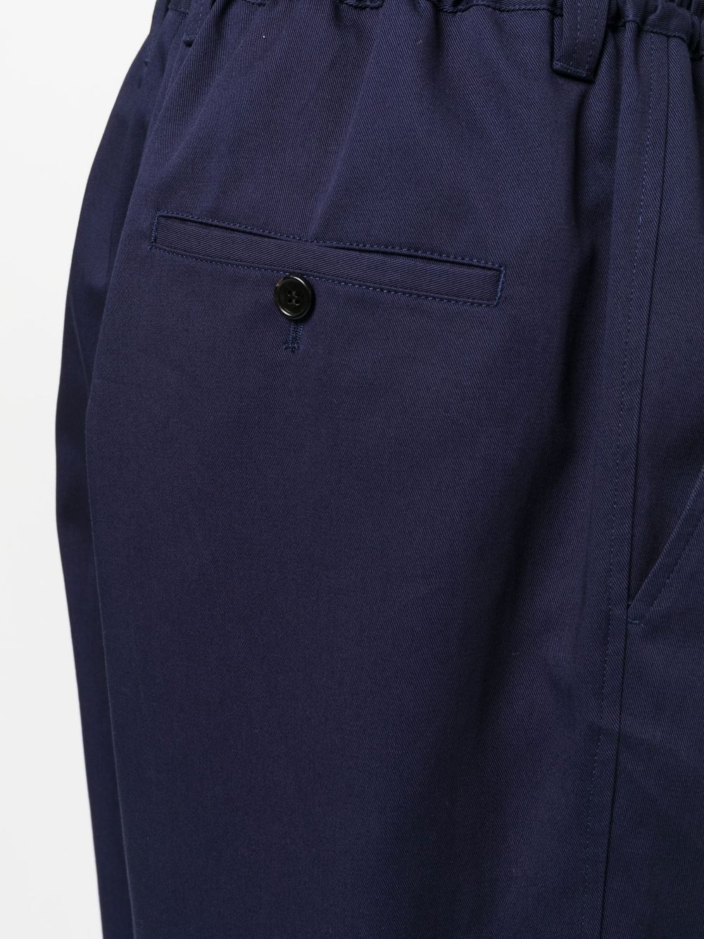 elasticated tapered trousers - 5