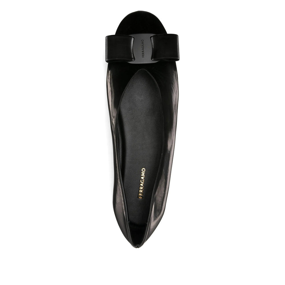 Ferragamo Black Ballet Flats Women - 4