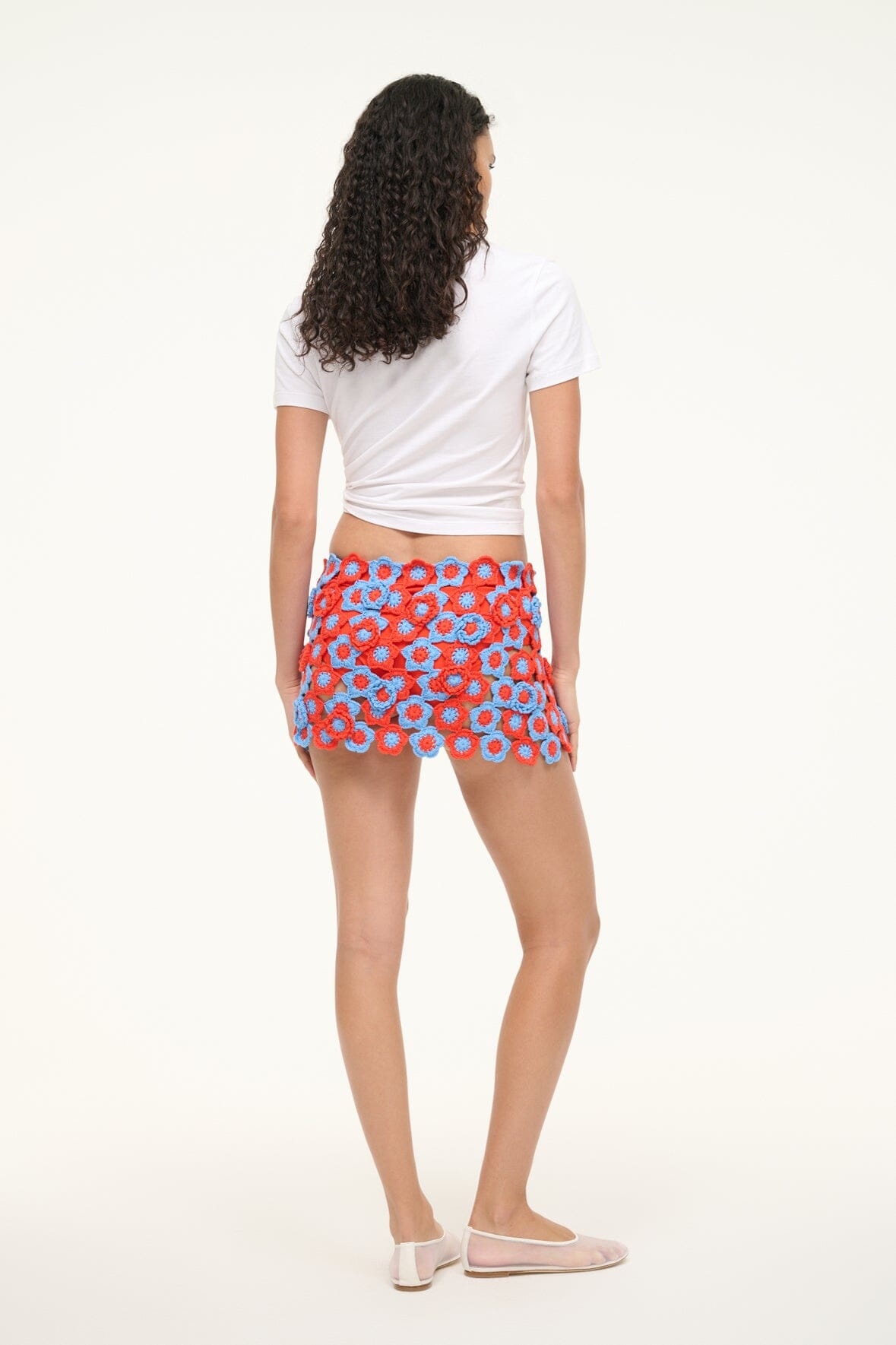 STAUD MAGDALENA SKIRT CAYENNE SKY - 6