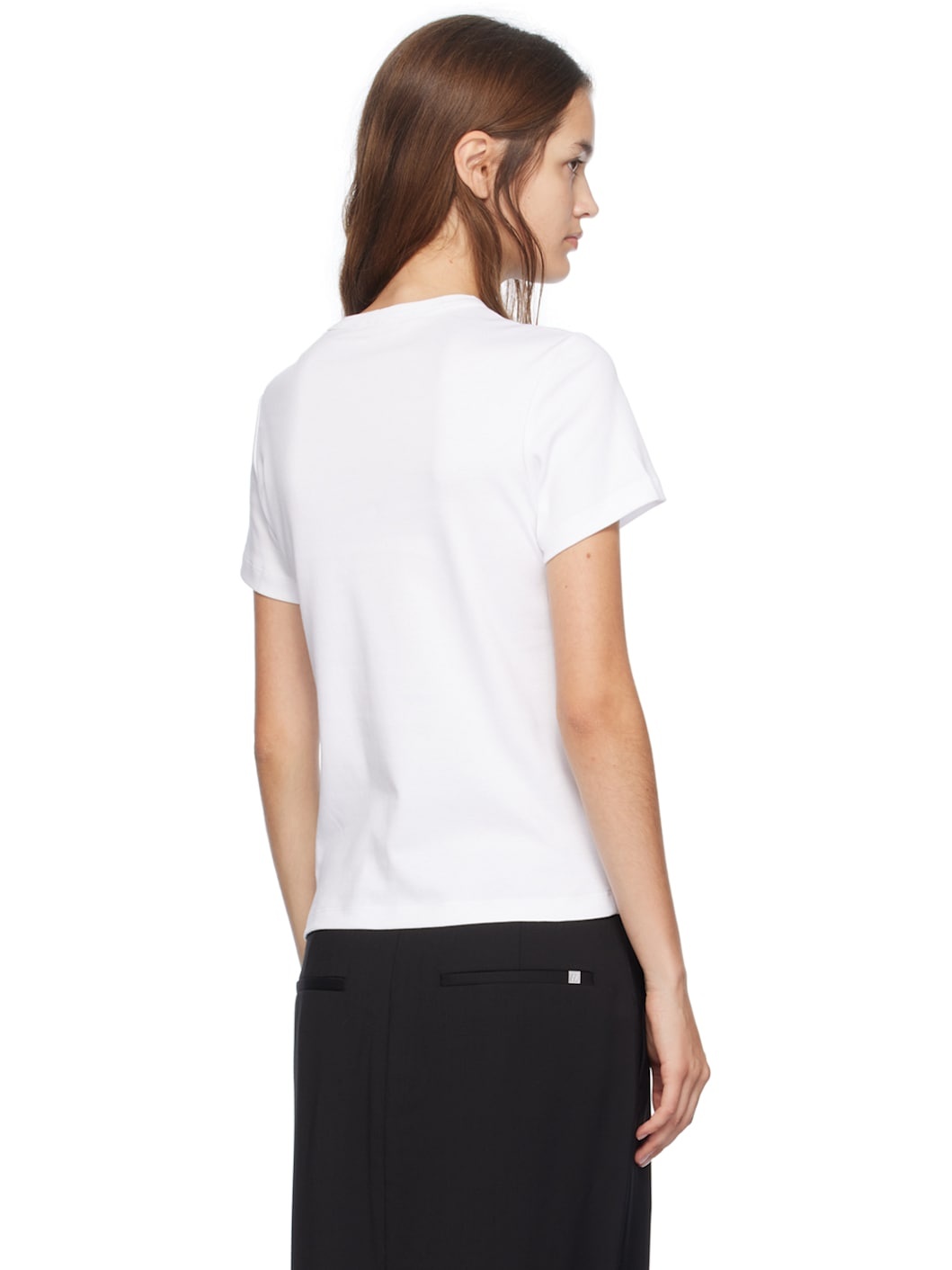 White Slim Logo T-Shirt - 3