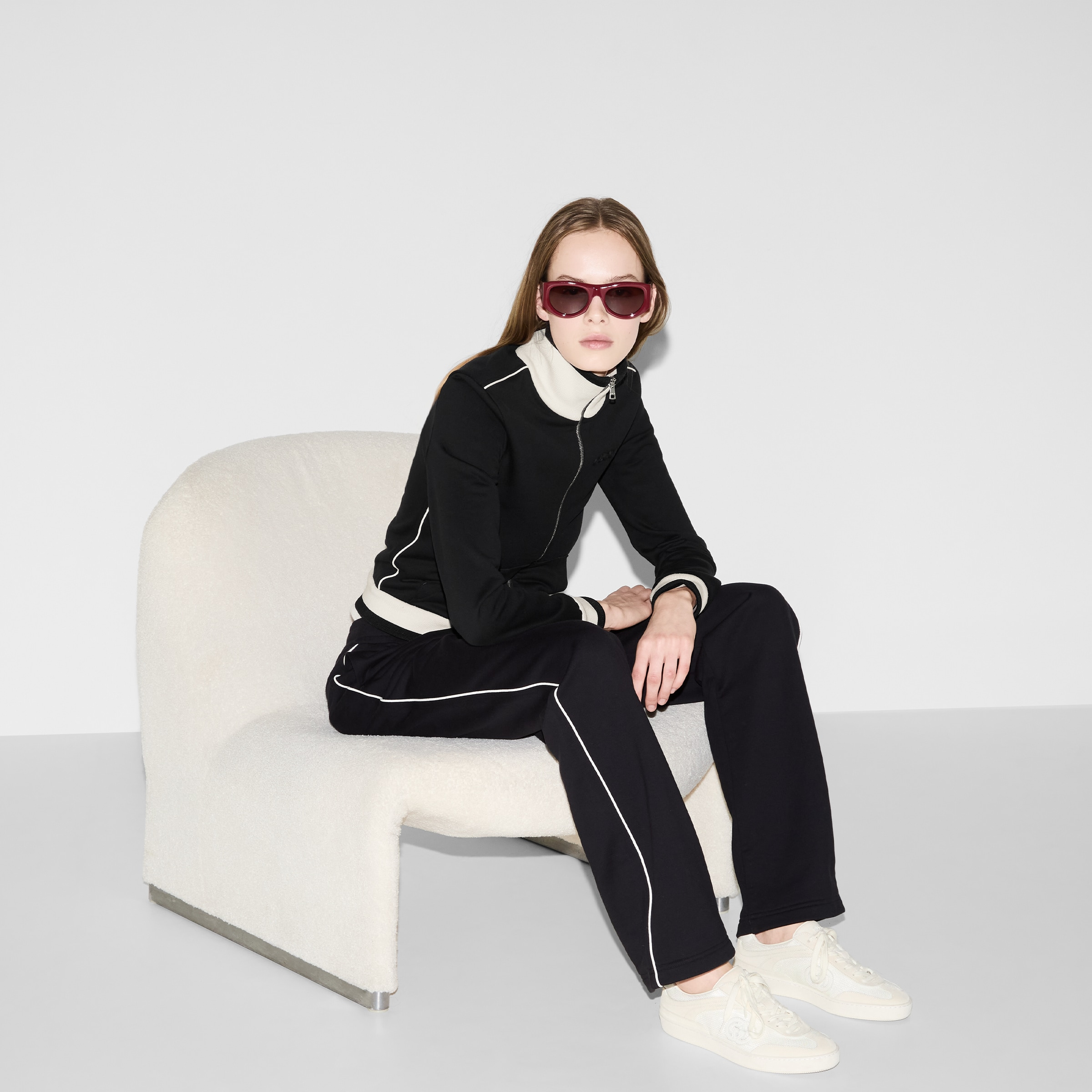Cotton fleece zip jacket - 6