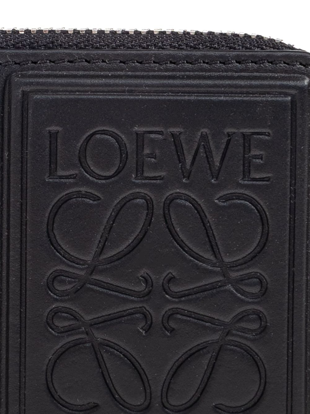 embossed-logo zip-around wallet - 5
