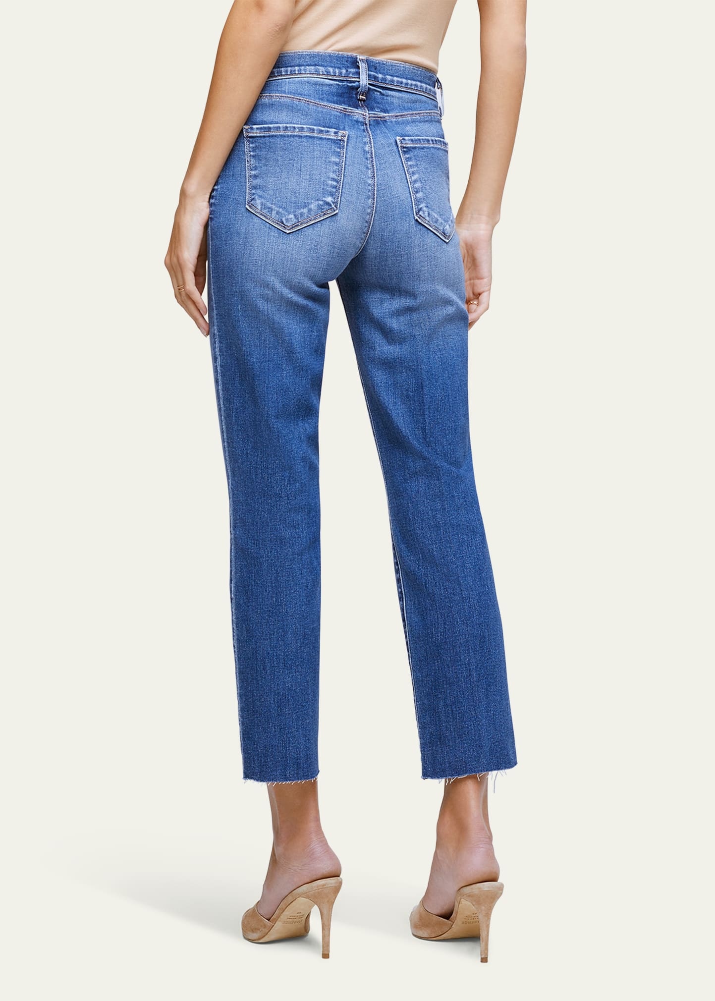Sada High Rise Slim Crop Jeans - 3