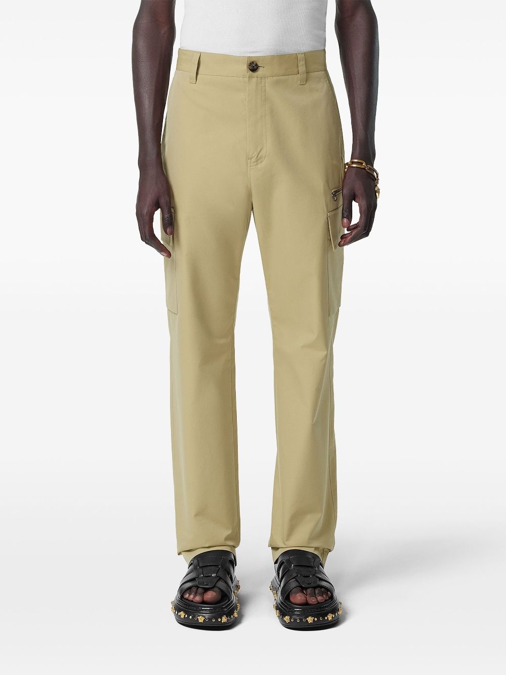 flap-pocket trousers - 3