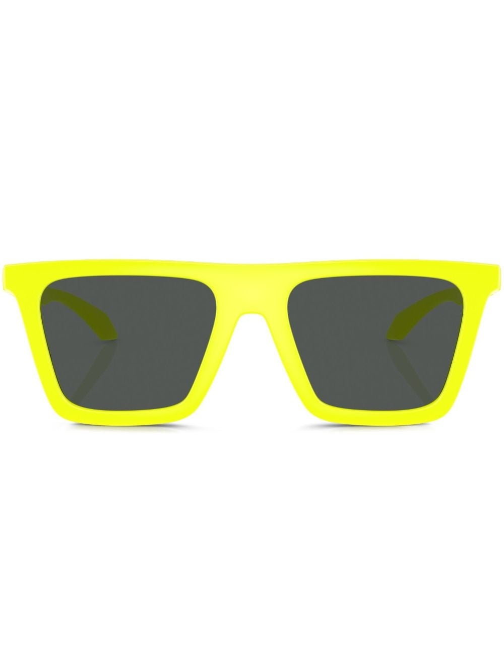 Greca-detail square-frame sunglasses - 1