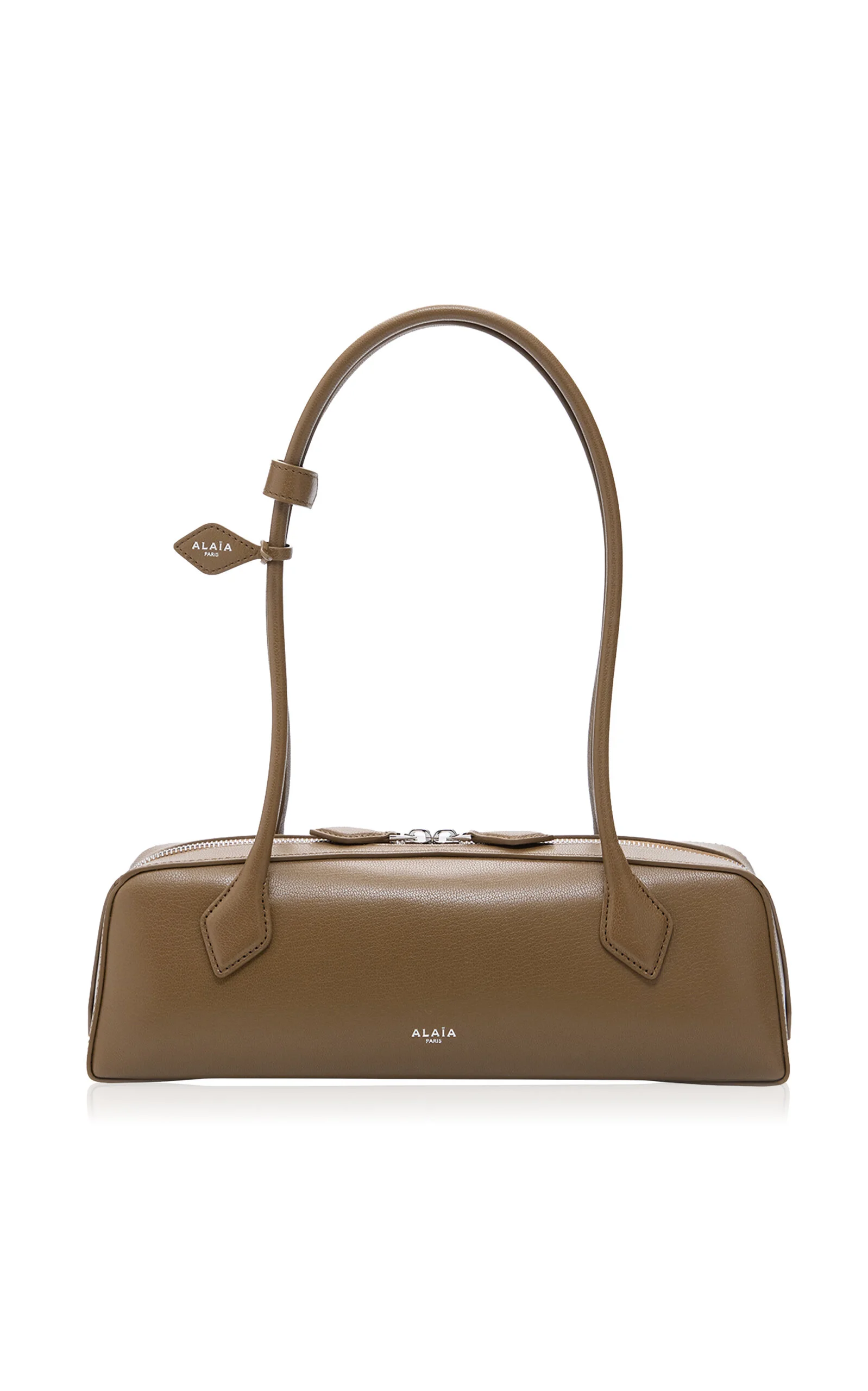 Le Teckel Medium Leather Bag brown - 1
