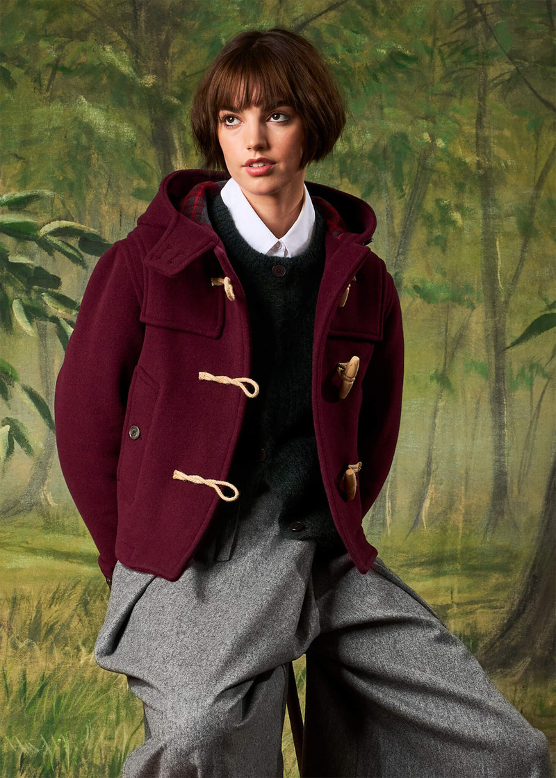 Women's Shelley Duffle Jacket FC Burgundy 3