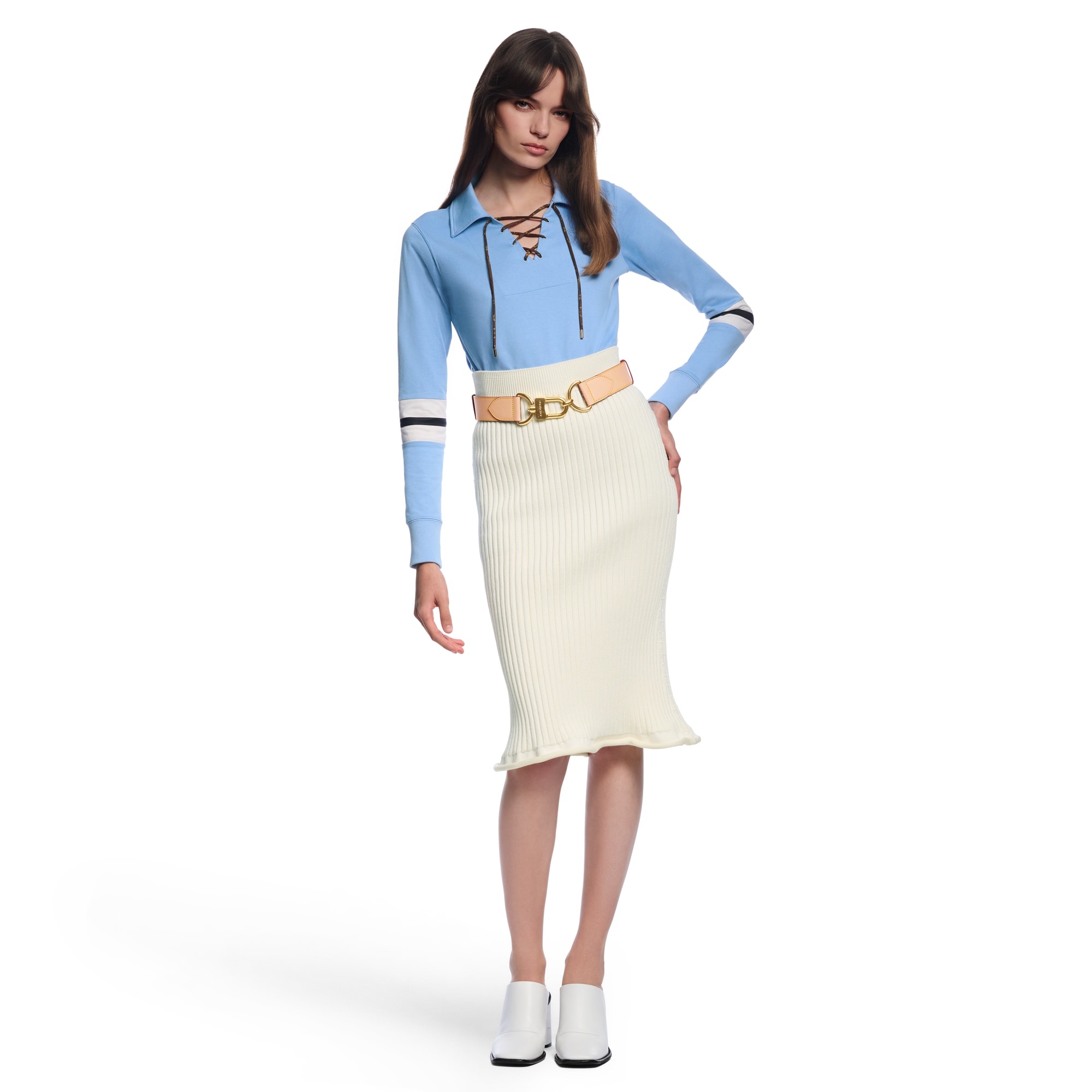 54 Long-Sleeved Polo Top - 4