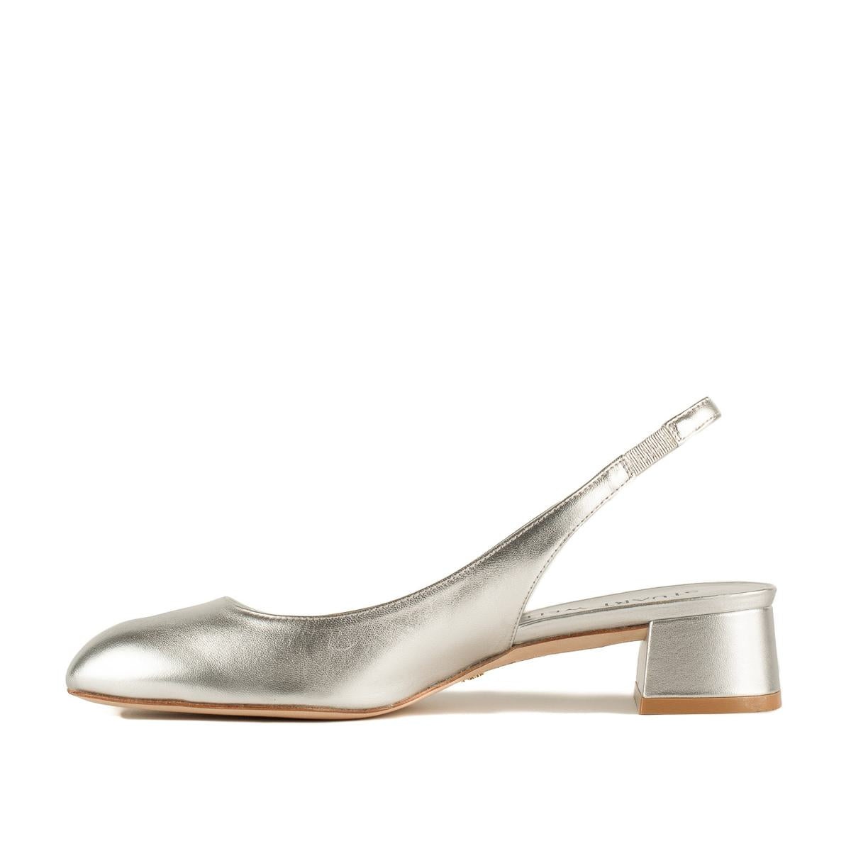 STUART WEITZMAN VIVIENNE 35 SLINGBACK SILVER - 2