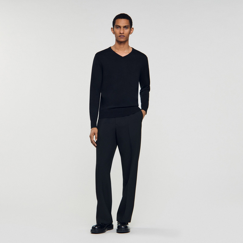 Sandro V-NECK WOOL SWEATER outlook