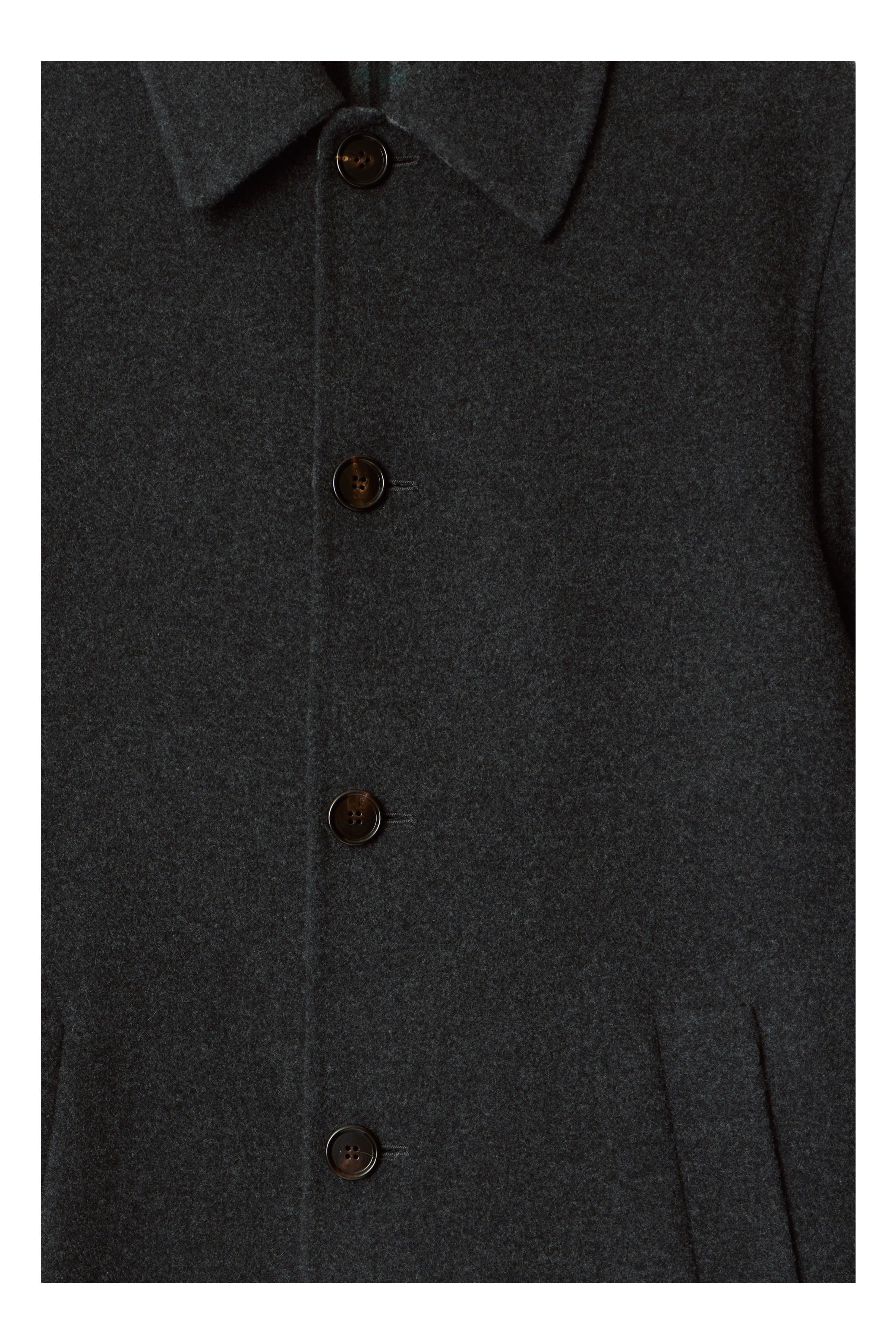 burberry Mid-length Wool Car Coat in Charcoal at Nordstrom - 6