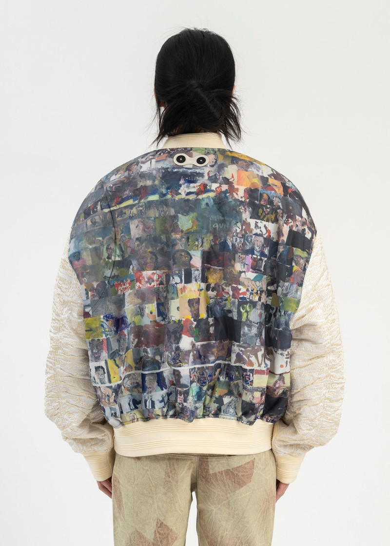 MULTICOLOR HOLIDAY PADDED BOMBER JACKET ARTIST EDITION 2