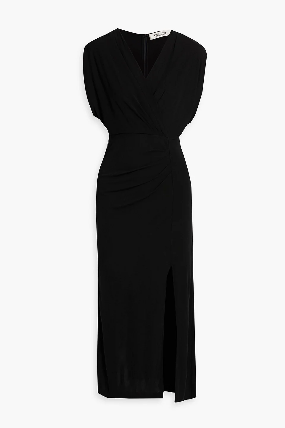 Williams wrap-effect jersey midi dress - 1