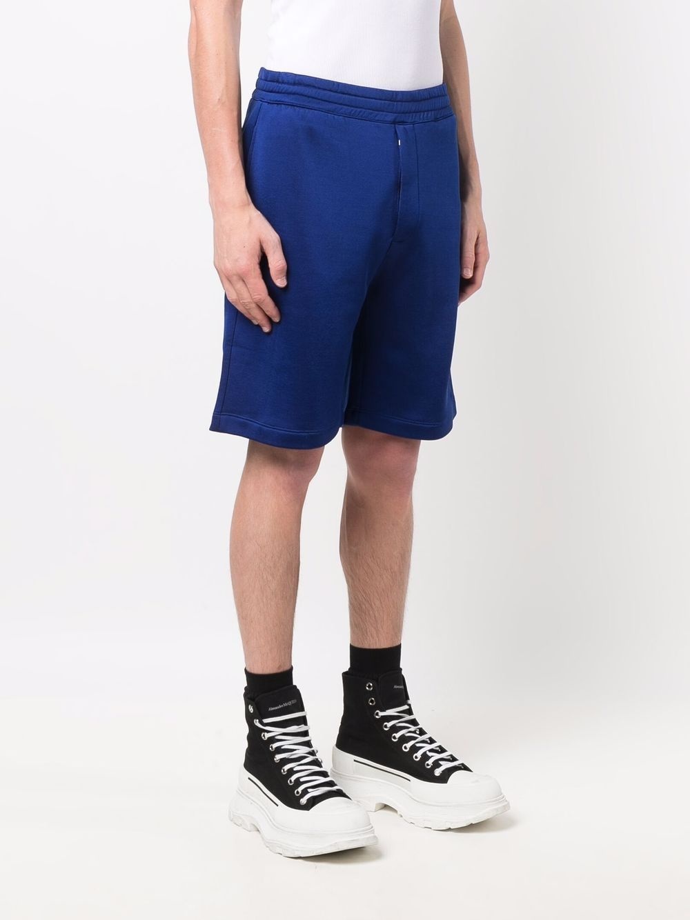 logo-embroidered track shorts - 3