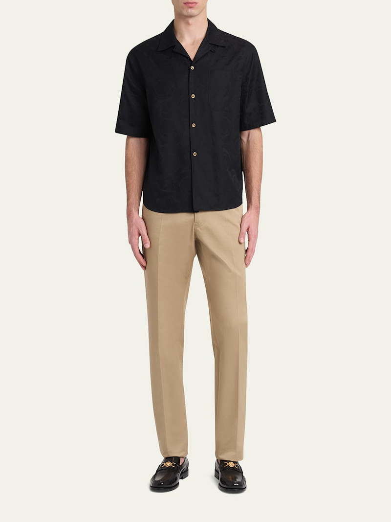 VERSACE Men's Medusa Slim Twill Trousers outlook