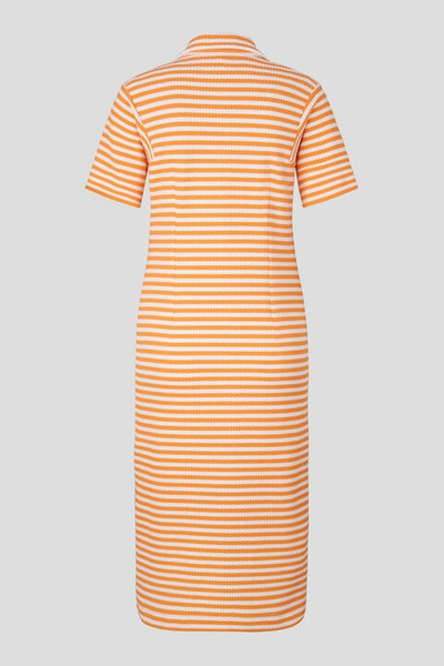 BOGNER Ann Knitted shirt blouse dress in Orange/White outlook