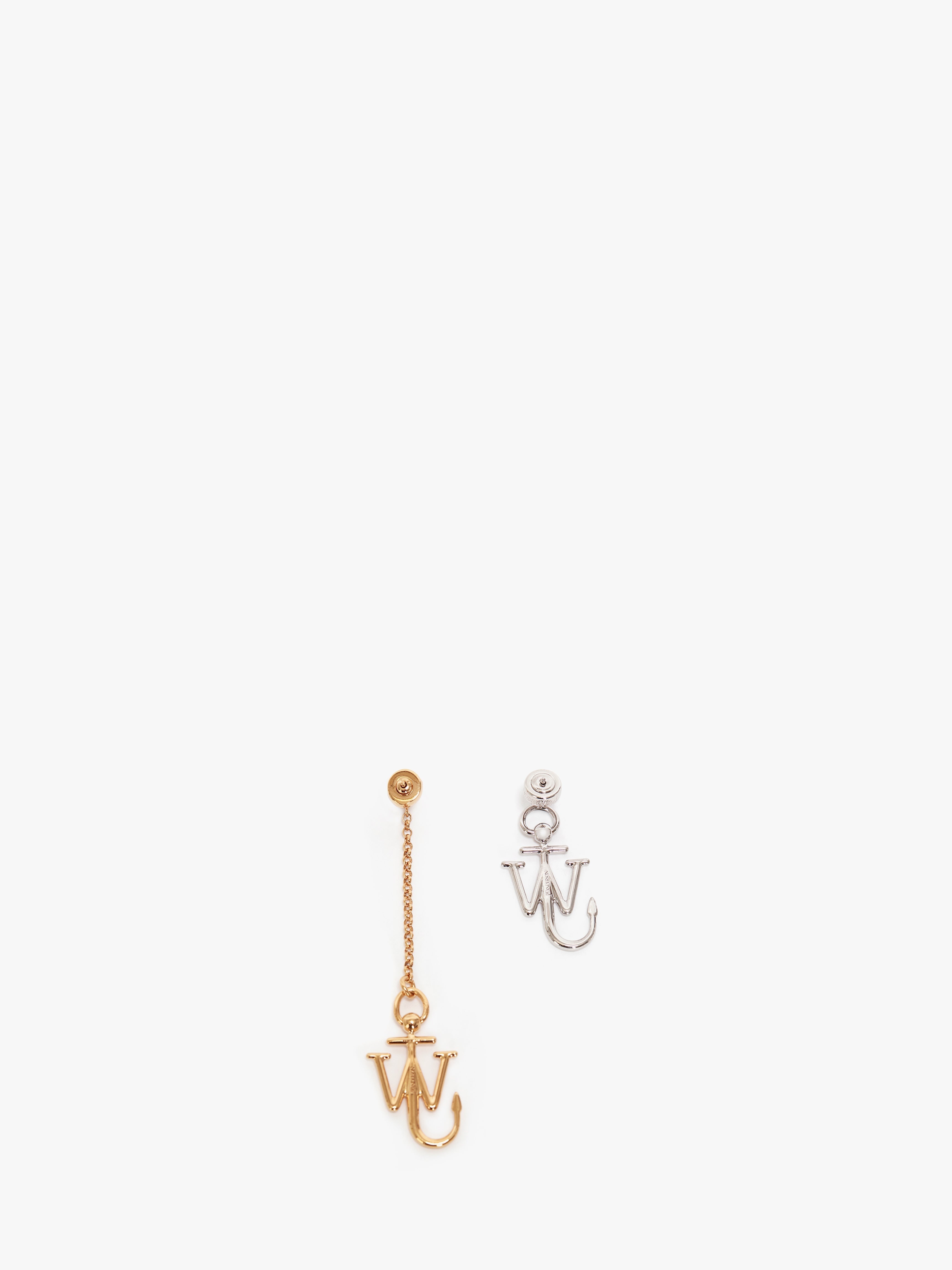 ASYMMETRIC ANCHOR EARRINGS - 4