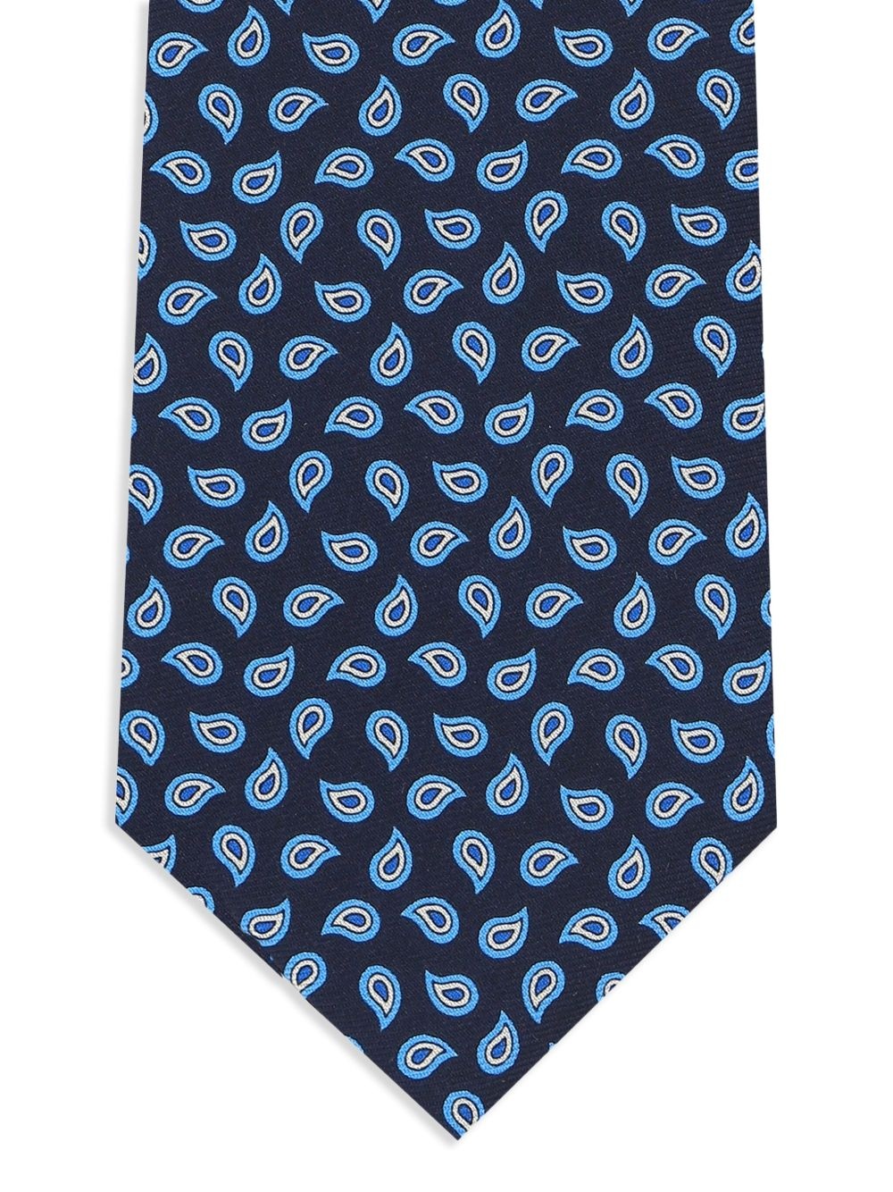 patterned-jacquard silk tie - 3