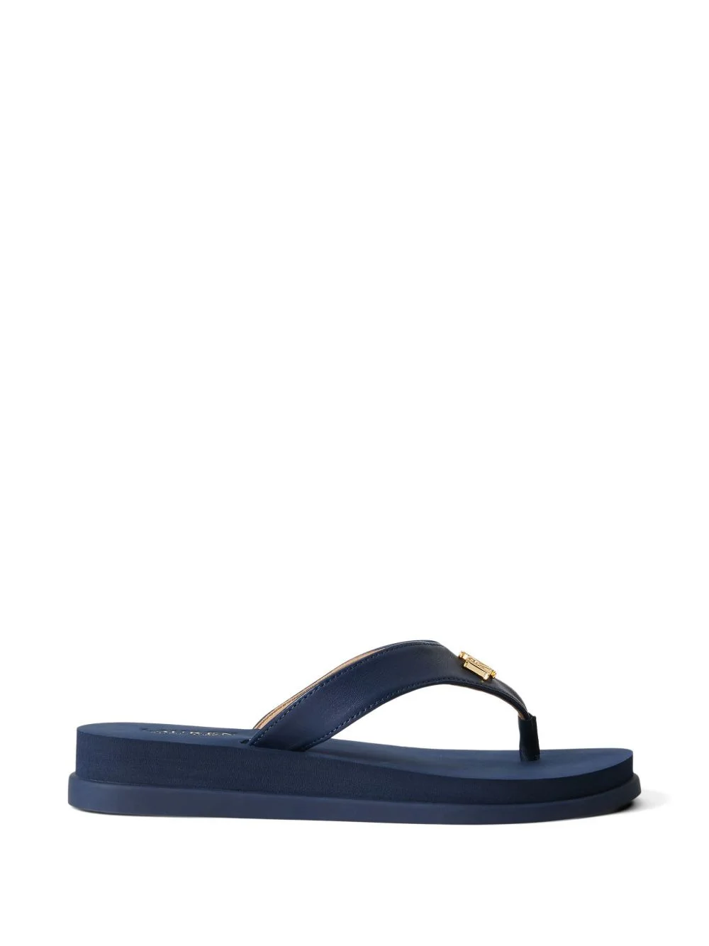 logo plaque sandals - 1