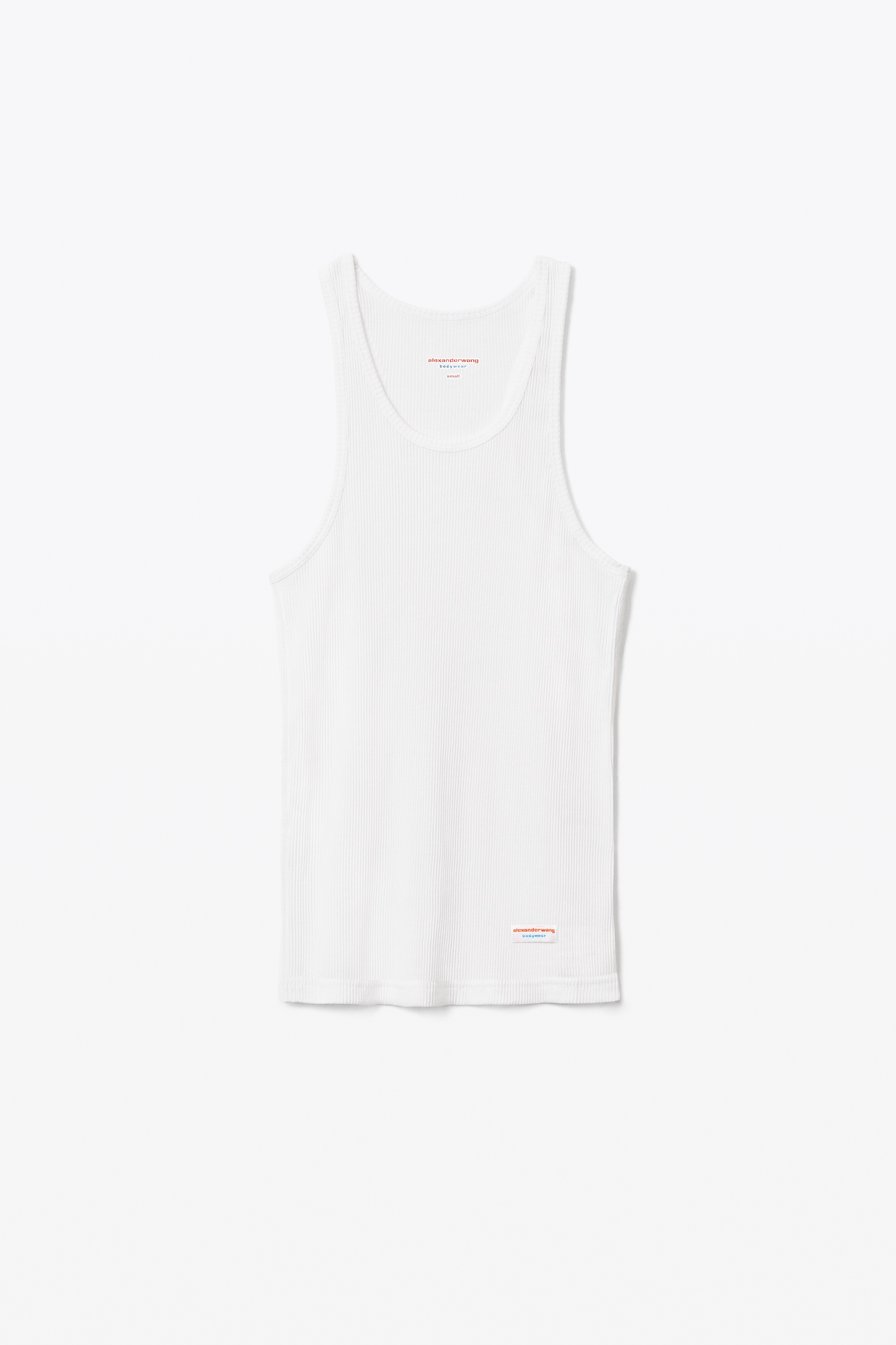 Racerback Tank in Ribbed Cotton Jersey - 1