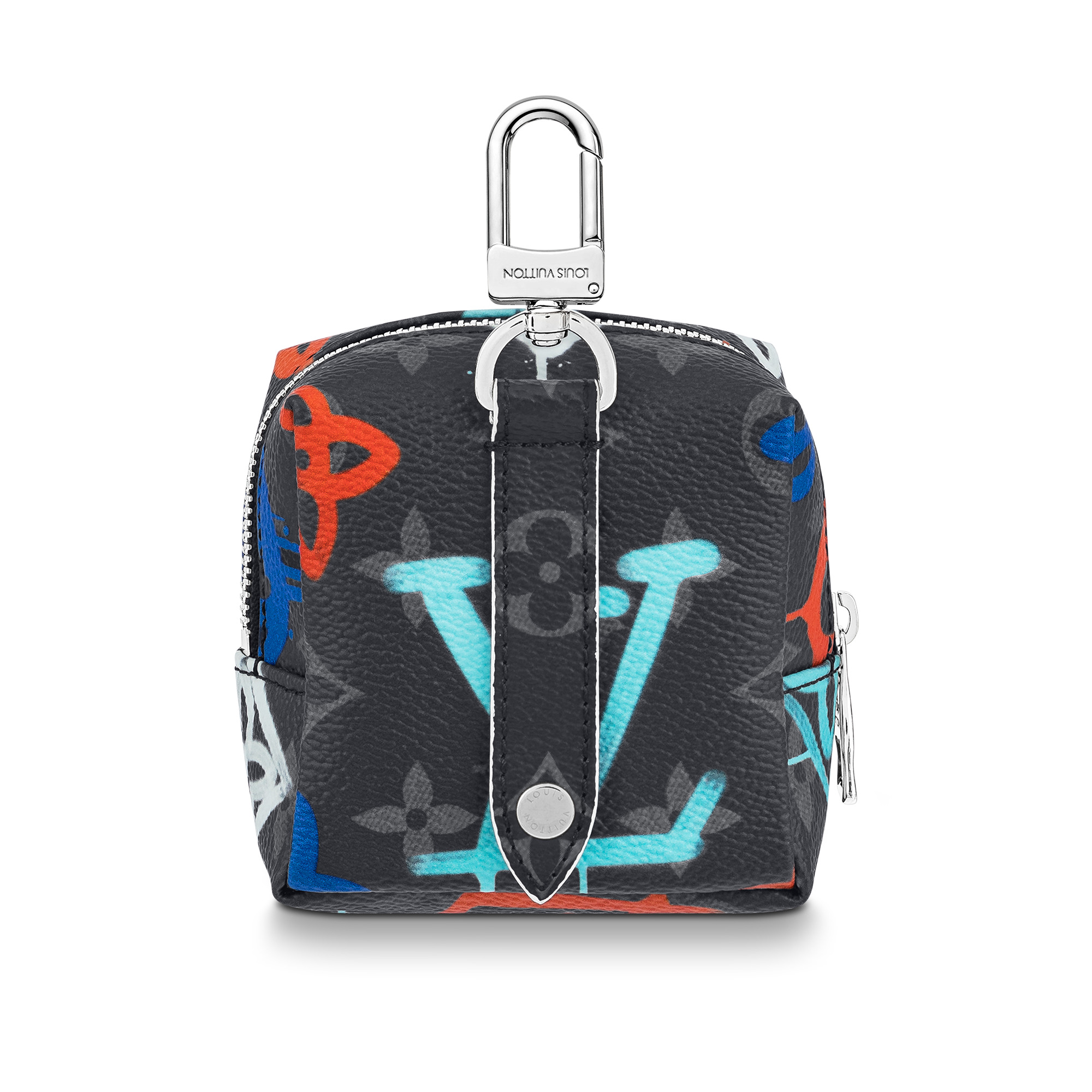 Squared Pouch Key Holder And Bag Charm - 3