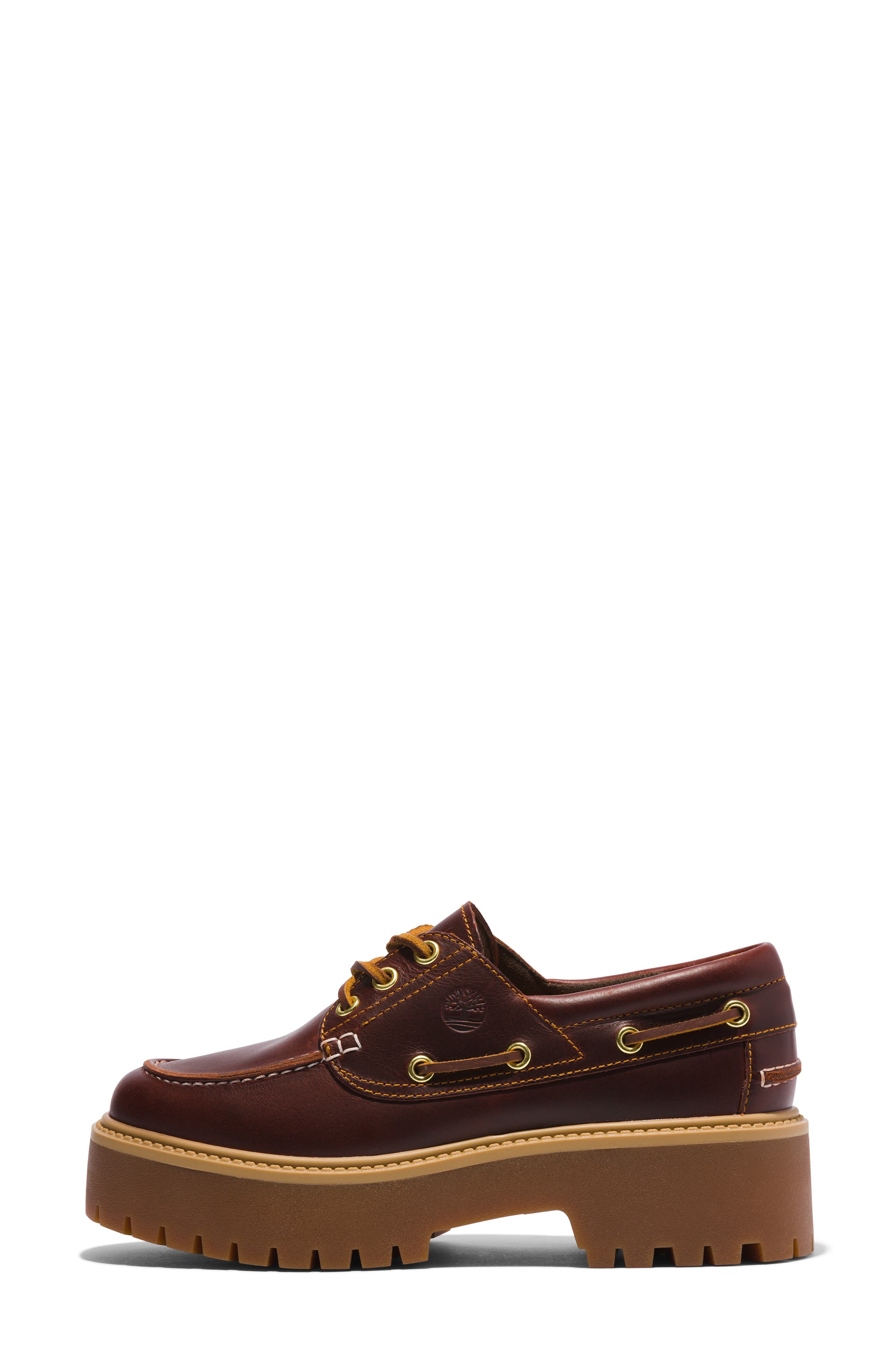 Timberland Stone Street Platform Boat Shoe in Rootbeer at Nordstrom - 7