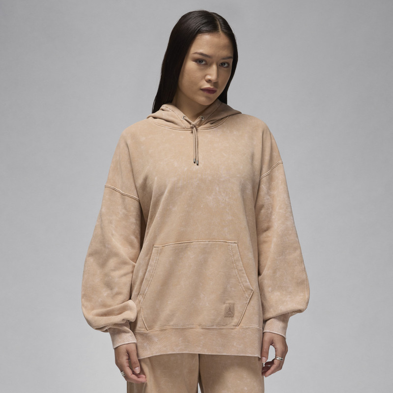 Women's Jordan Flight Fleece Washed Hoodie 1