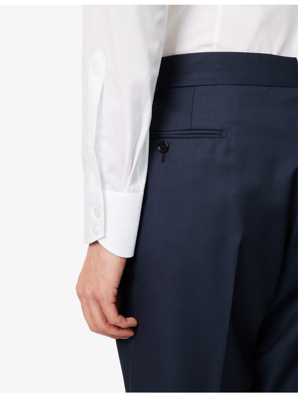 Slim-Fit Long-Sleeves Cotton-Poplin Shirt - 5