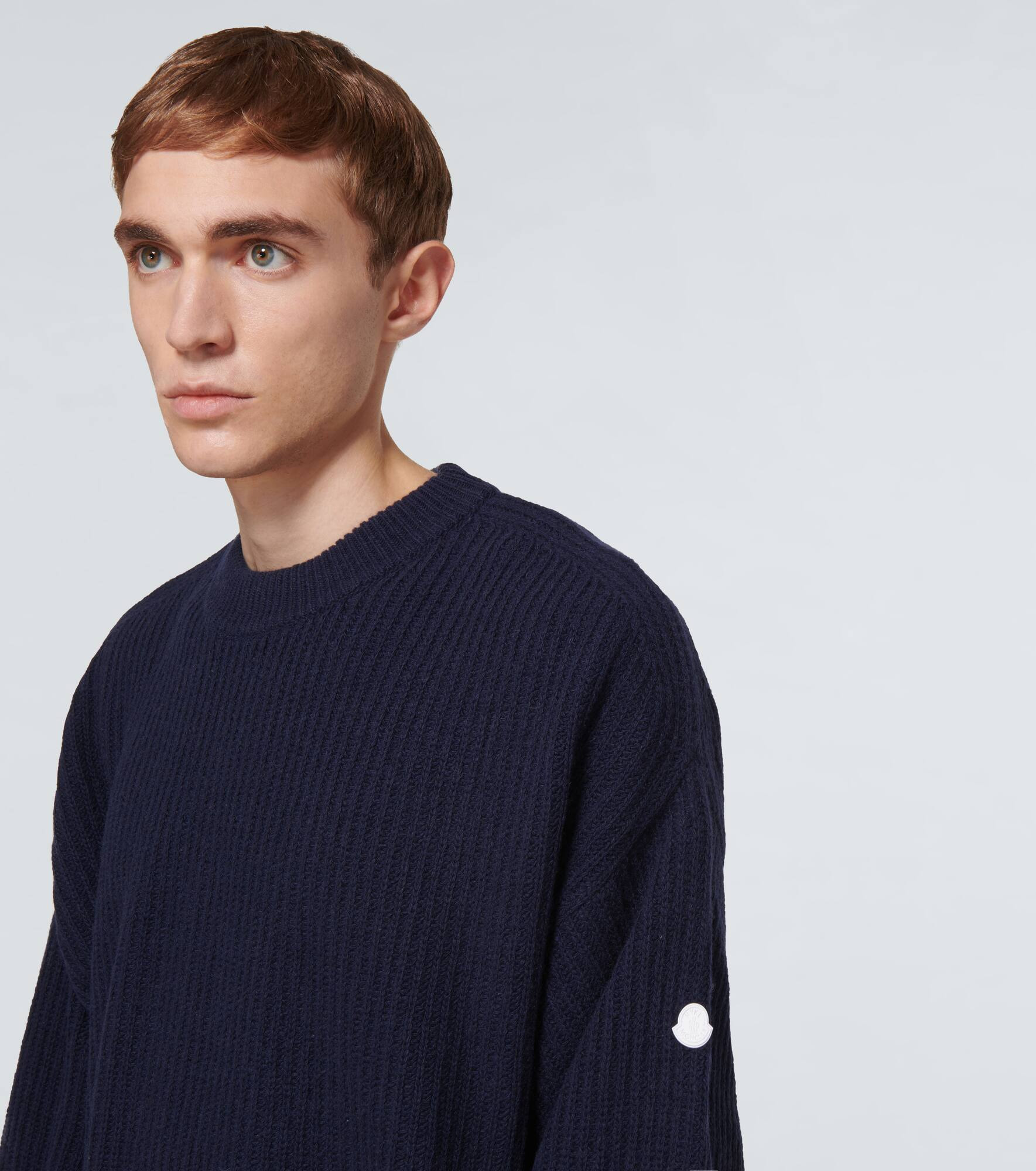 2 Moncler 1952 logo cashmere sweater - 5