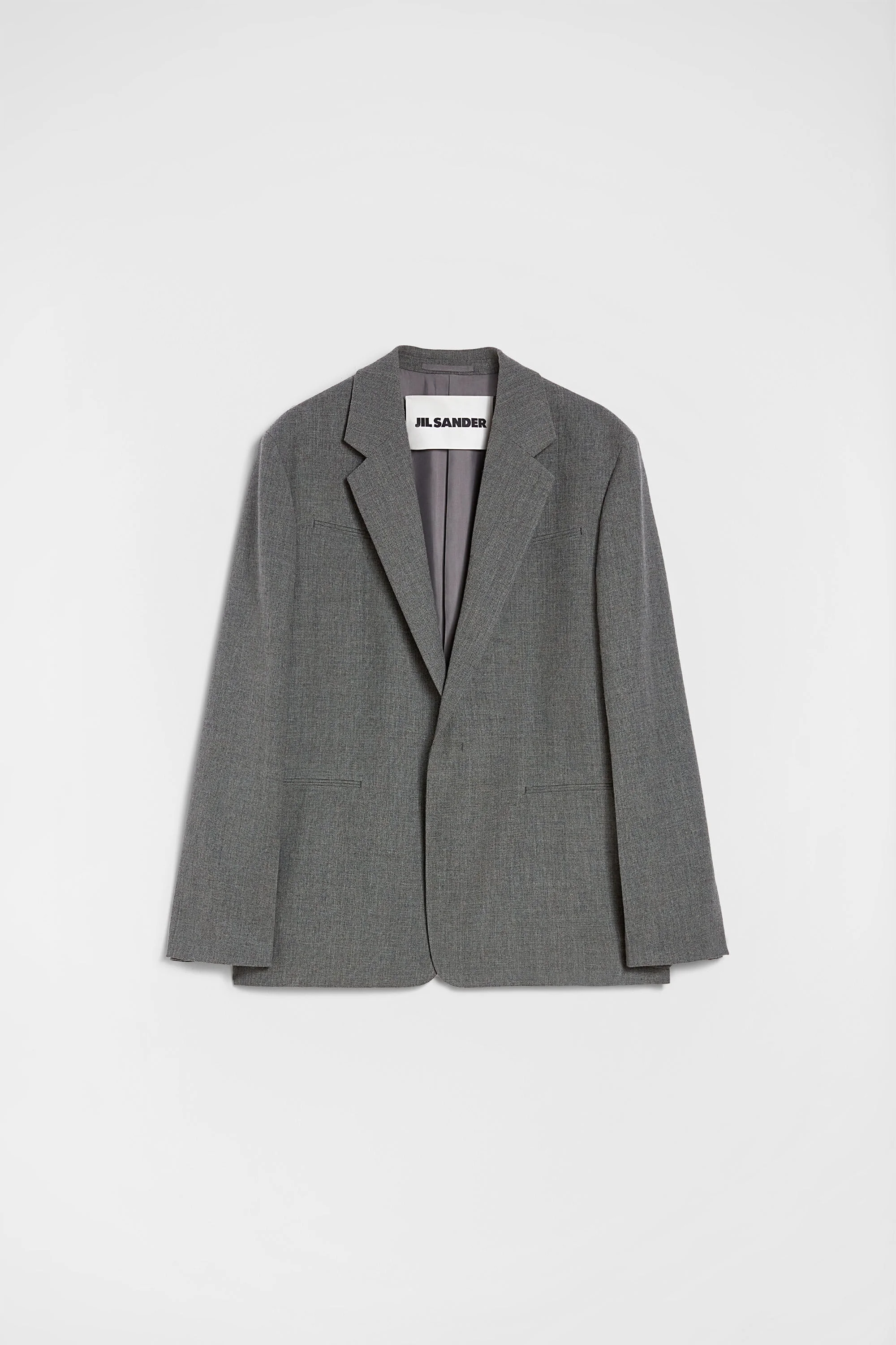 Wool Canvas Tailored Jacket - 1